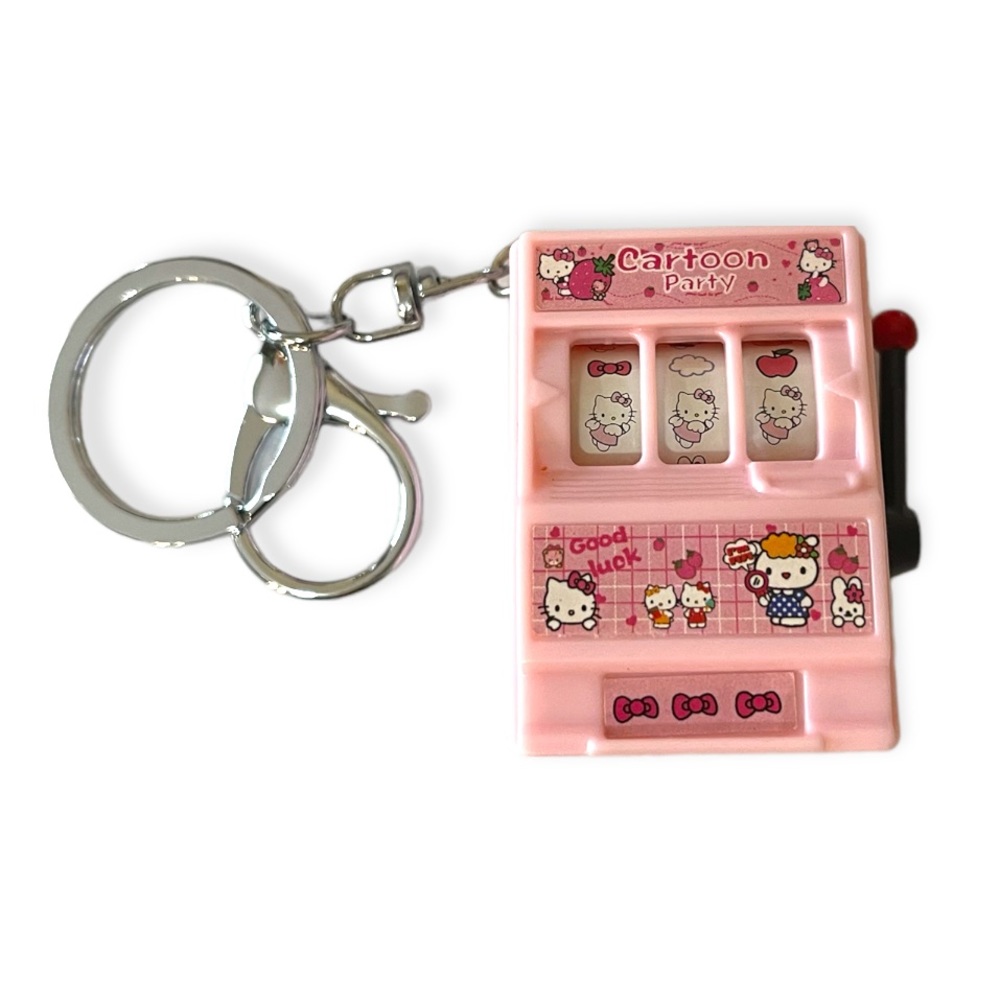 sanrio game keychain